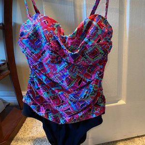 Profile by Gottex One Piece Swimsuit Size 14D